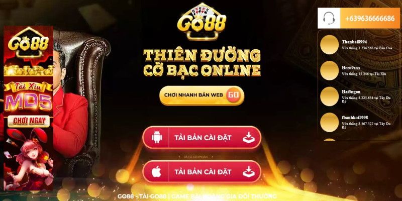 Go88 là địa chỉ cá cược minh bạch hàng đầu hiện nay