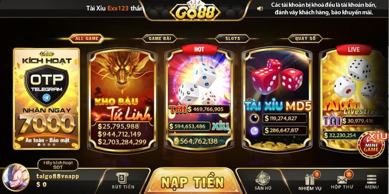 Giới thiệu game bài đổi thưởng 